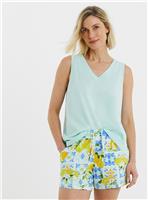 JD WILLIAMS Cotton Vest Summer Pyjama Short Set 24-26