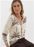 JD WILLIAMS Graphic Knitted Cardigan 28-30