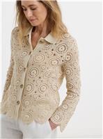 JD WILLIAMS Crochet Knitted Overshirt 20-22