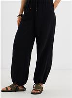 JD WILLIAMS Cotton Cheesecloth Balloon Trousers 30