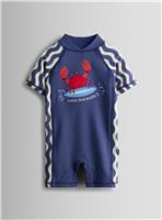 JOJO MAMAN B&Eacute;B&Eacute; Crab All in One Sun Protection Suit 3-4 Years
