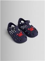 JOJO MAMAN B&Eacute;B&Eacute; Crab Jelly Sandals 10 Infant