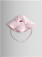 JOJO MAMAN B&Eacute;B&Eacute; Cherry Stripe Floppy Sun Hat 2-3 years