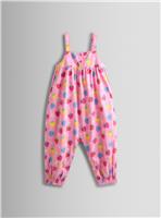 JOJO MAMAN B&Eacute;B&Eacute; Strawberry Floral Jumpsuit 12-18 months