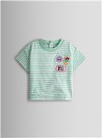 JOJO MAMAN B&Eacute;B&Eacute; Ice Cream Patch T Shirt 5-6 Years