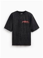 Black Graphic Print Nightmare on Elm Street T-Shirt XL