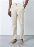 BURTON Stone Cotton Linen Slim Fit Trousers 30S