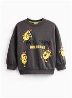 Grey Mr Men Mr Brave Crewneck Sweater 5-6 years