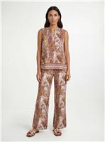 WALLIS Tropical Print Wide Leg Trouser 16