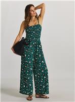 JD WILLIAMS Leopard Print Bandeau Jumpsuit 32