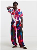 JD WILLIAMS Printed Tie Front Shirt 12