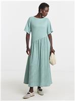 JD WILLIAMS Gingham Asym Drop Waist Maxi Dress 30