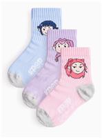K-Pop Demon Hunters Character Socks 3-Pack 4-6.5
