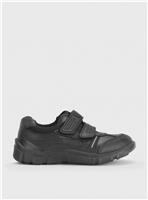 START-RITE Luke Black Leather School Shoes 1.5