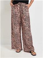 WALLIS Leopard Print Drawstring Trousers 16