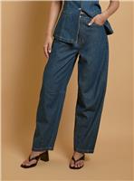 OASIS Scallop Pocket Barrel Leg Jean 14