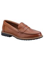 HUSH PUPPIES Verity Slip On Leather Loafer Tan 8