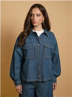 OASIS Scallop Pocket Denim Jacket 18