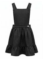 LELLI KELLY Becky Bow Detail Ruffle Pinafore Dress Grey 6-7 years