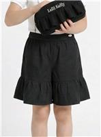 LELLI KELLY Bambi Bow Detail Flared Culotte Shorts Black 9-10 years