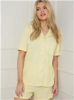 DOROTHY PERKINS Nightwear Jersey Shortie Pyjama Set Yellow M