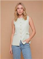 DOROTHY PERKINS Frill Pocket Detail Button Up Waistcoat 8