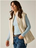 REGATTA Womens Frankie Borg Body Warmer Gilet Cream 12