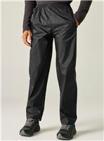 REGATTA Mens Waterproof Pack It Over Trousers Black S