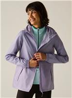 REGATTA Womens Waterproof Pack It Jacket III Purple 14
