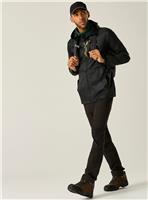 REGATTA Mens Waterproof Pack It Jacket III Black XL
