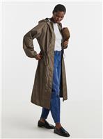JD WILLIAMS Check Print Longline Lightweight Raincoat 28-30