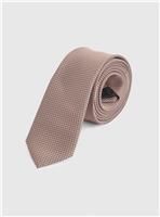 BURTON Light Brown Textured Tie One Size