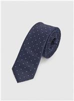 BURTON Navy Polka Dot Tie One Size