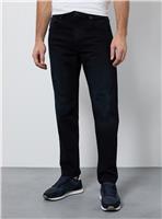 BURTON Blue Black Dark Wash Stretch Slim Fit Jean 38R