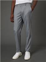 BURTON Grey Pinstripe Slim Fit Suit Trousers 36R