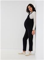 JOJO MAMAN BB Maternity Jersey Side Pocket Dungaree XL