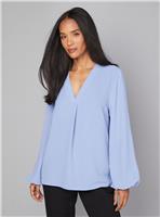 WALLIS Overhead Long Sleeve Shirt Blue 10