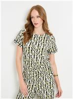 WALLIS Geo Jersey Short Sleeve T-Shirt 18