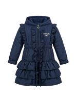 LELLI KELLY Bella Fleece Lined Padded Coat Navy 6-7 years