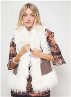 OASIS Mongolian Faux Fur Gilet S