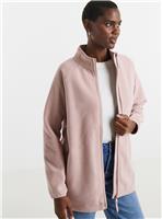 JD WILLIAMS Fleece Longline Zip Through 8