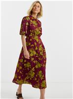 JD WILLIAMS Puff Sleeve Tea Dress 32