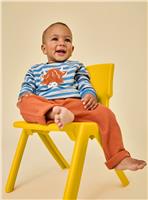 JOJO MAMAN BB Highland Cow Sweatshirt and Trouser Set Rust 3-6 months