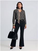 PRINCIPLES Fluid Geo Printed Scarf Detail Blouse 18
