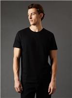 BURTON Black 3 Pack Crew Neck T-Shirt M