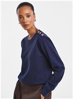 JD WILLIAMS Heart Button Shoulder Detail Jumper 24-26