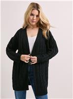 DOROTHY PERKINS Chunky Longline Multi Cable Cardigan L