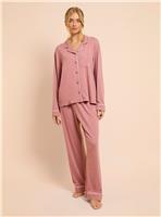 DOROTHY PERKINS Long Sleeve Jersey Pyjama Set S