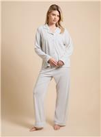 DOROTHY PERKINS Long Sleeve Jersey Pyjama Set Grey L