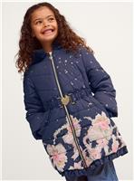 MONSOON Aurora Floral Print Puffer Coat 11-12 years